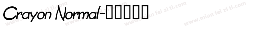 Crayon Normal字体转换